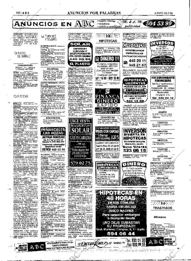 ABC MADRID 23-05-1996 página 130