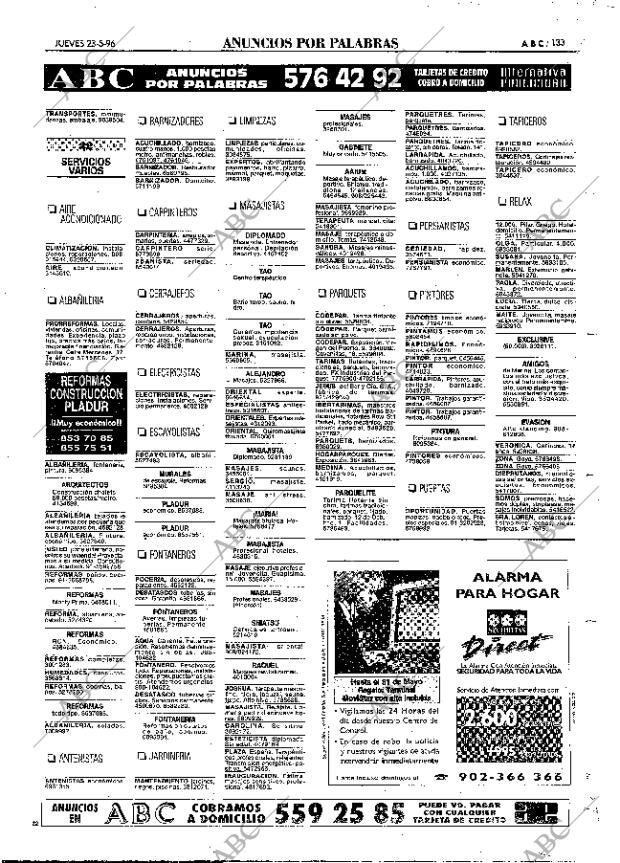 ABC MADRID 23-05-1996 página 133