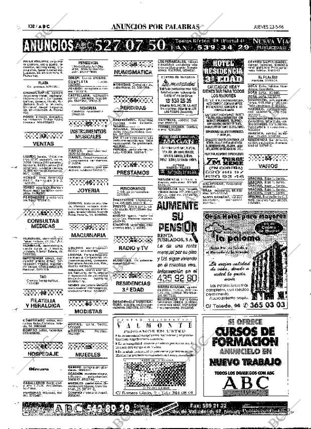 ABC MADRID 23-05-1996 página 138