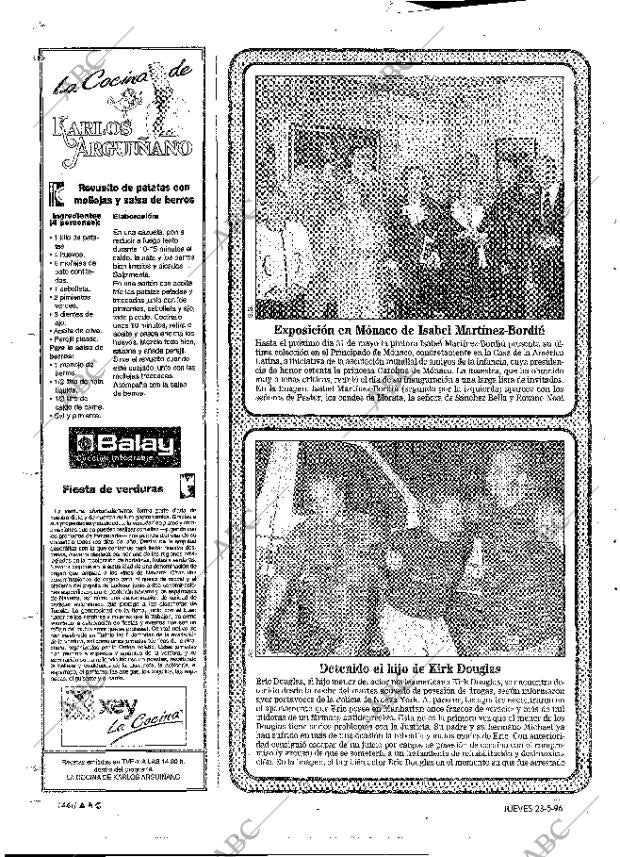 ABC MADRID 23-05-1996 página 144
