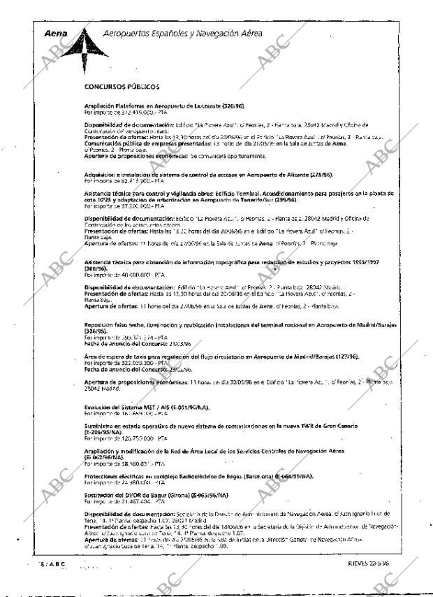 ABC MADRID 23-05-1996 página 18