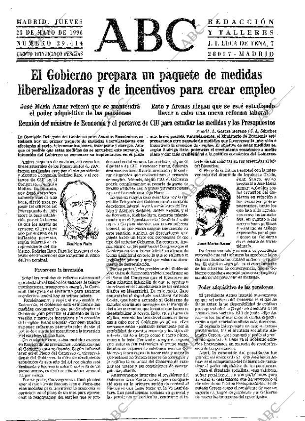ABC MADRID 23-05-1996 página 19