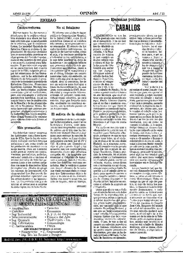 ABC MADRID 23-05-1996 página 23