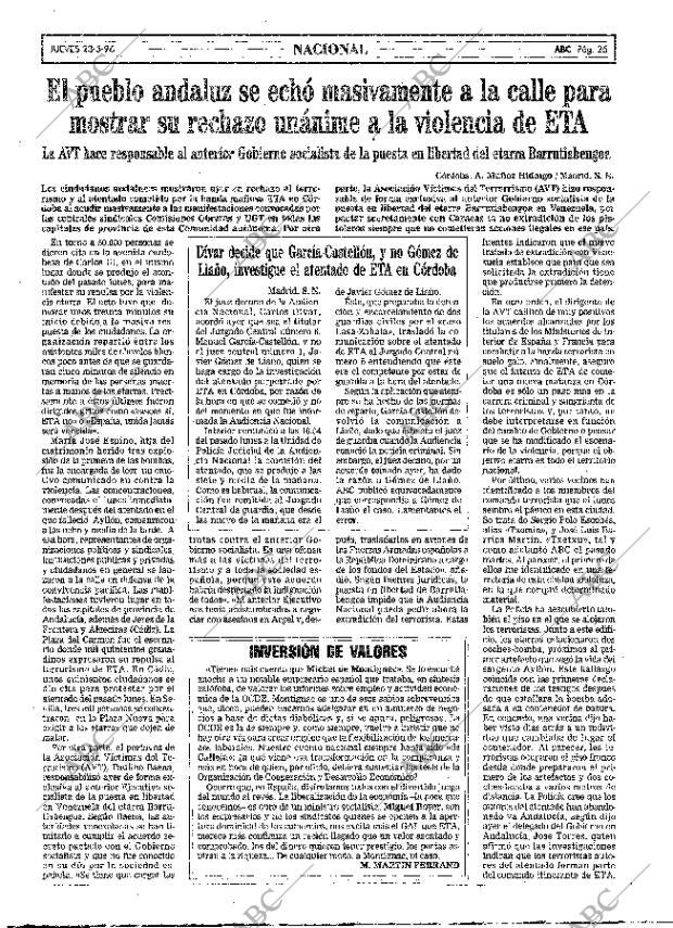 ABC MADRID 23-05-1996 página 25