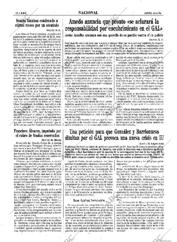 ABC MADRID 23-05-1996 página 32