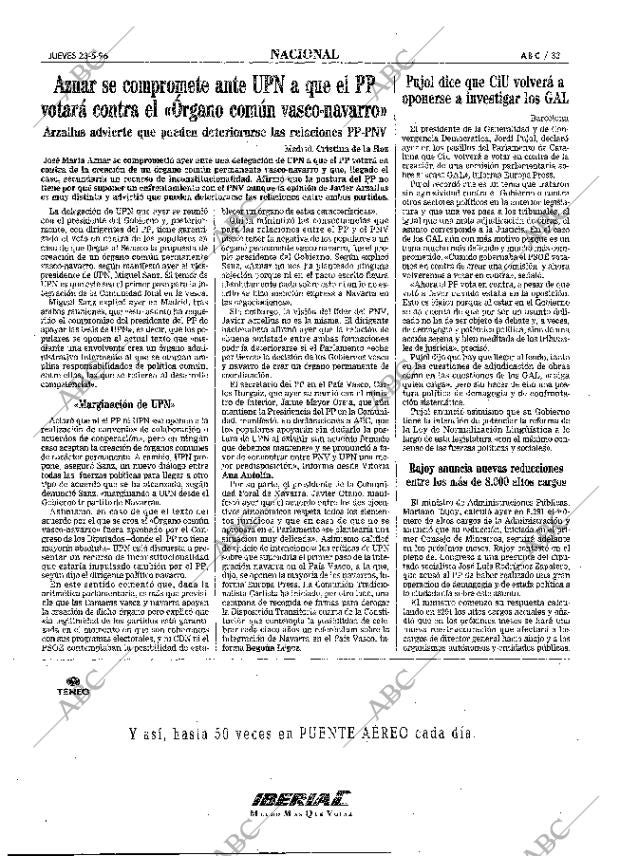 ABC MADRID 23-05-1996 página 33