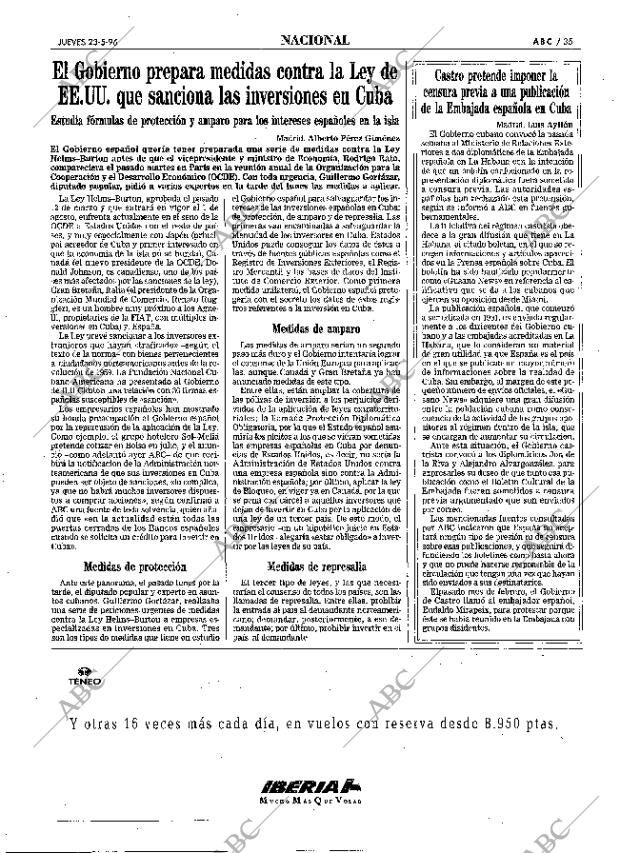 ABC MADRID 23-05-1996 página 35