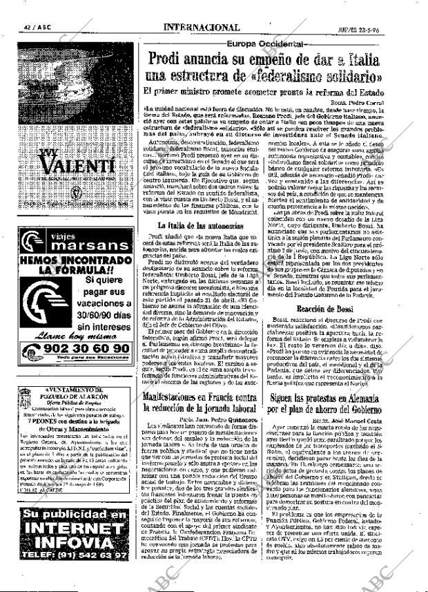 ABC MADRID 23-05-1996 página 42