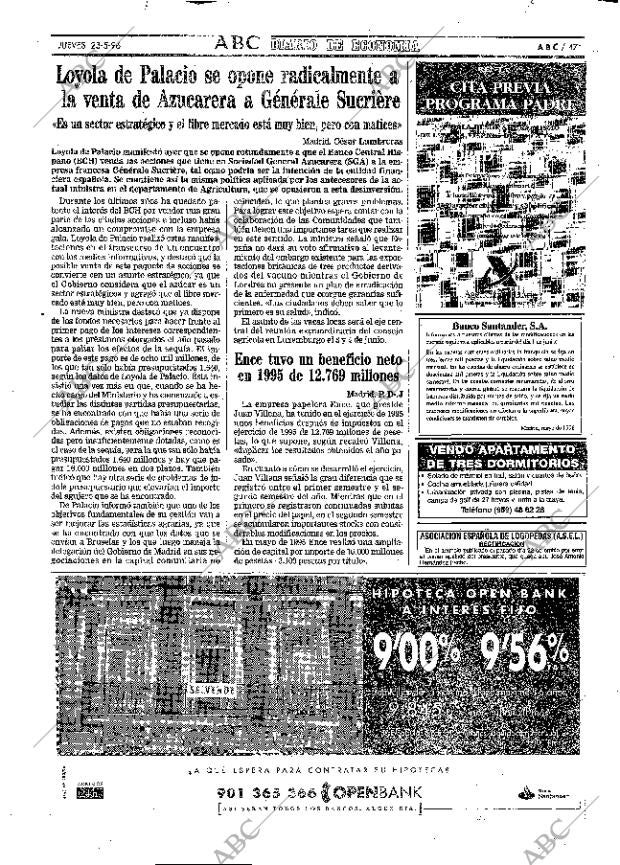 ABC MADRID 23-05-1996 página 47