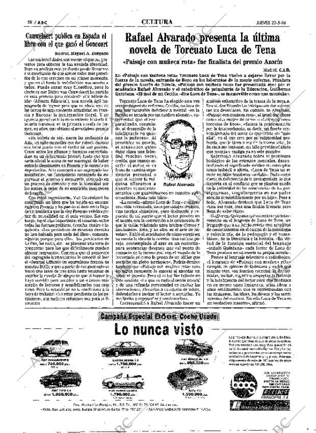 ABC MADRID 23-05-1996 página 58
