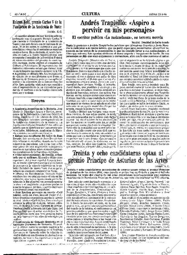 ABC MADRID 23-05-1996 página 60