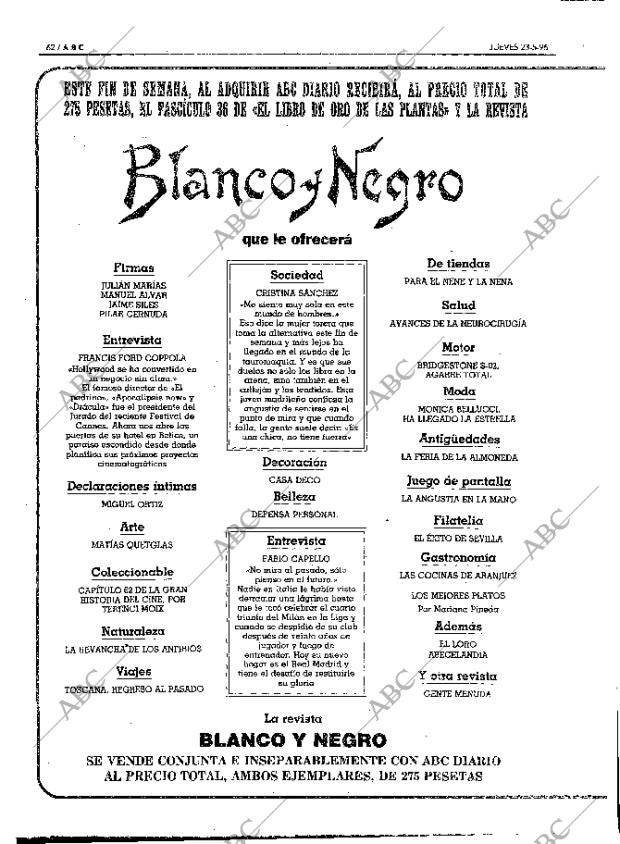 ABC MADRID 23-05-1996 página 62