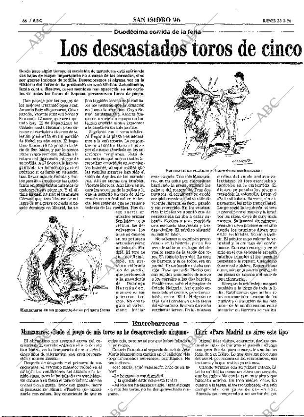 ABC MADRID 23-05-1996 página 66