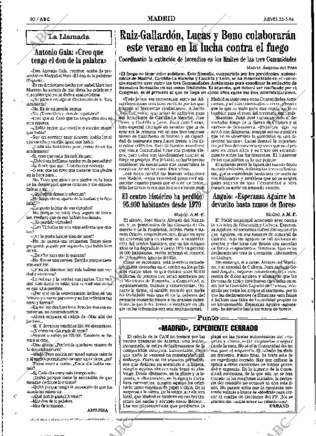 ABC MADRID 23-05-1996 página 80
