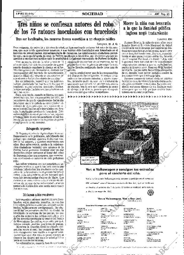 ABC MADRID 23-05-1996 página 83