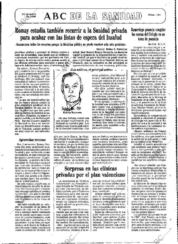 ABC MADRID 23-05-1996 página 85