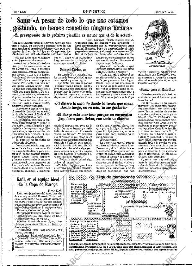 ABC MADRID 23-05-1996 página 90