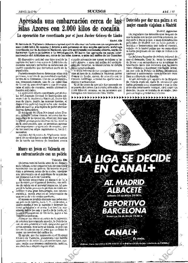 ABC MADRID 23-05-1996 página 97