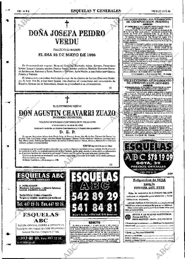 ABC MADRID 24-05-1996 página 108