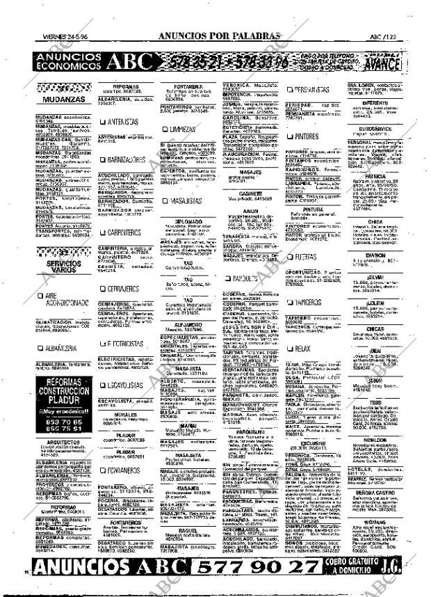 ABC MADRID 24-05-1996 página 123