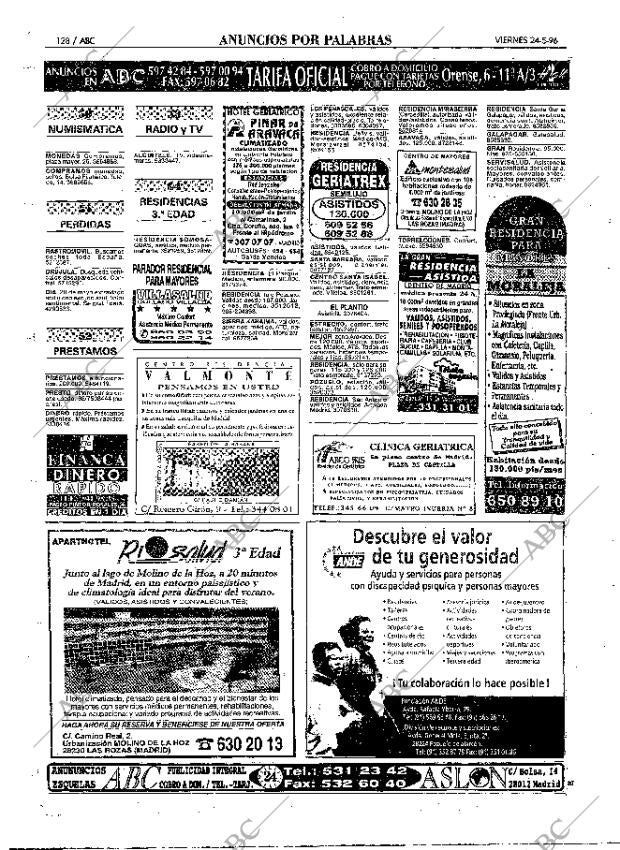 ABC MADRID 24-05-1996 página 128