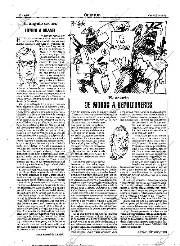 ABC MADRID 24-05-1996 página 22