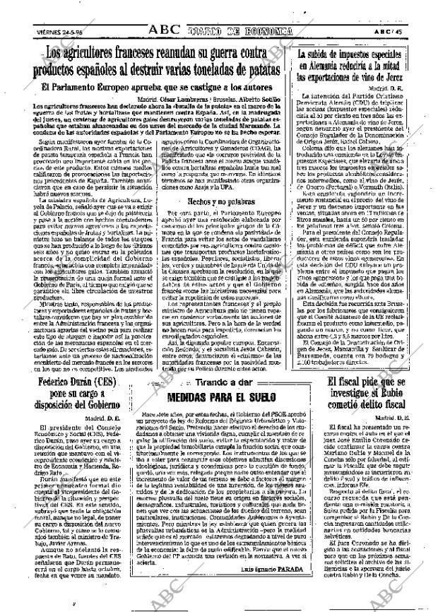 ABC MADRID 24-05-1996 página 45