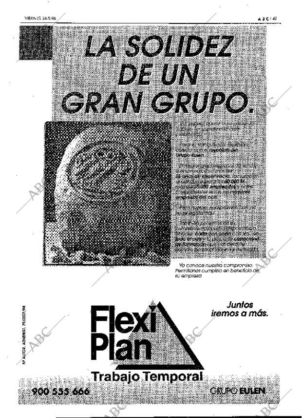 ABC MADRID 24-05-1996 página 47
