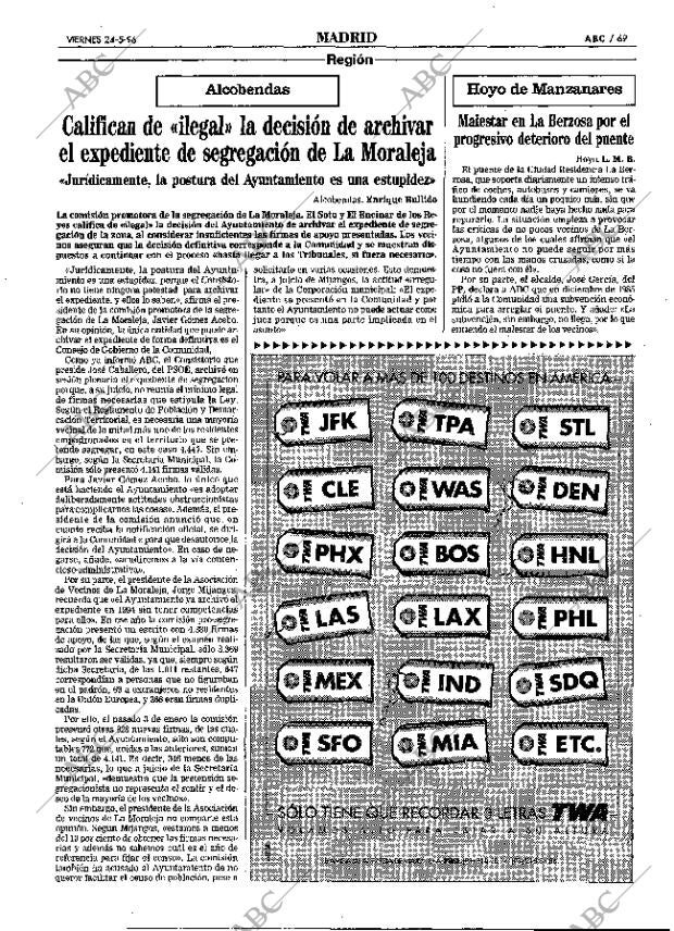 ABC MADRID 24-05-1996 página 69