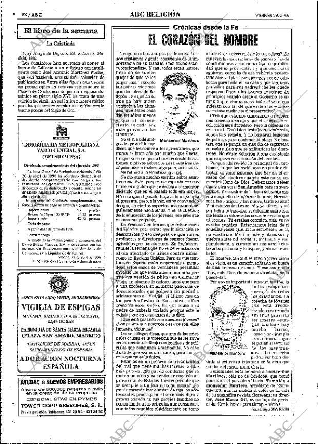 ABC MADRID 24-05-1996 página 82