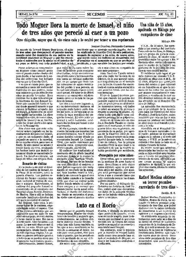 ABC MADRID 24-05-1996 página 85