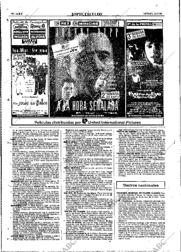 ABC MADRID 24-05-1996 página 96