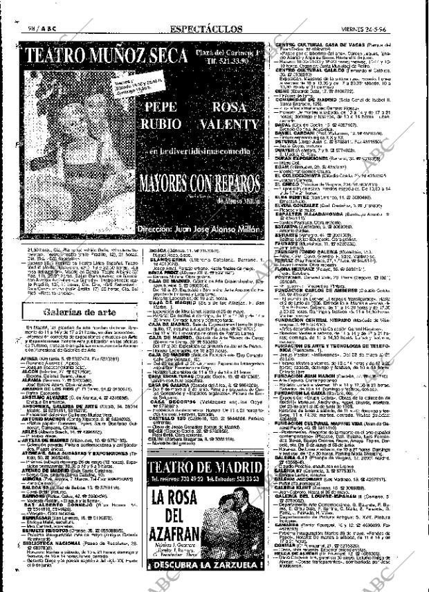ABC MADRID 24-05-1996 página 98