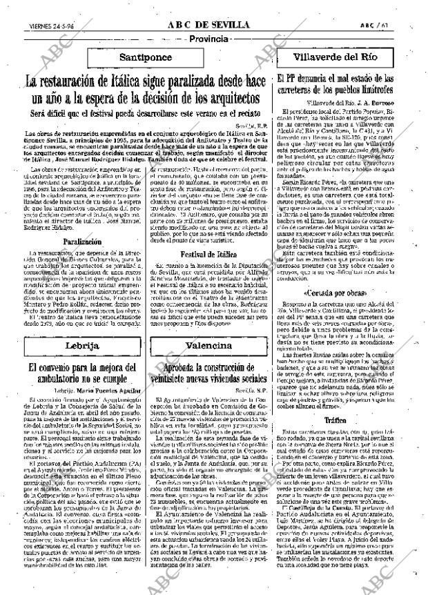 ABC SEVILLA 24-05-1996 página 61