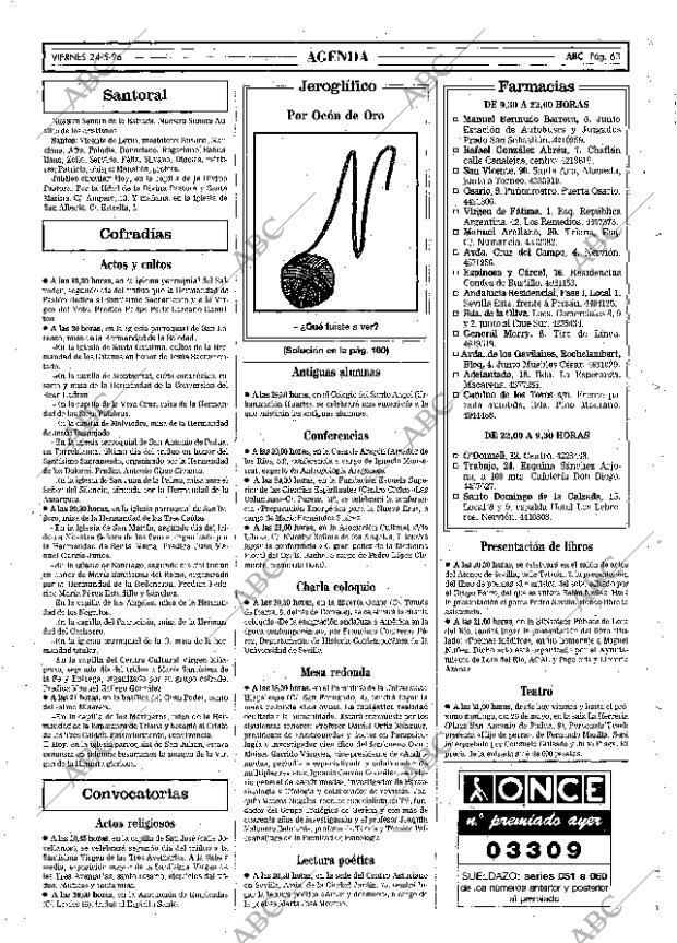 ABC SEVILLA 24-05-1996 página 63