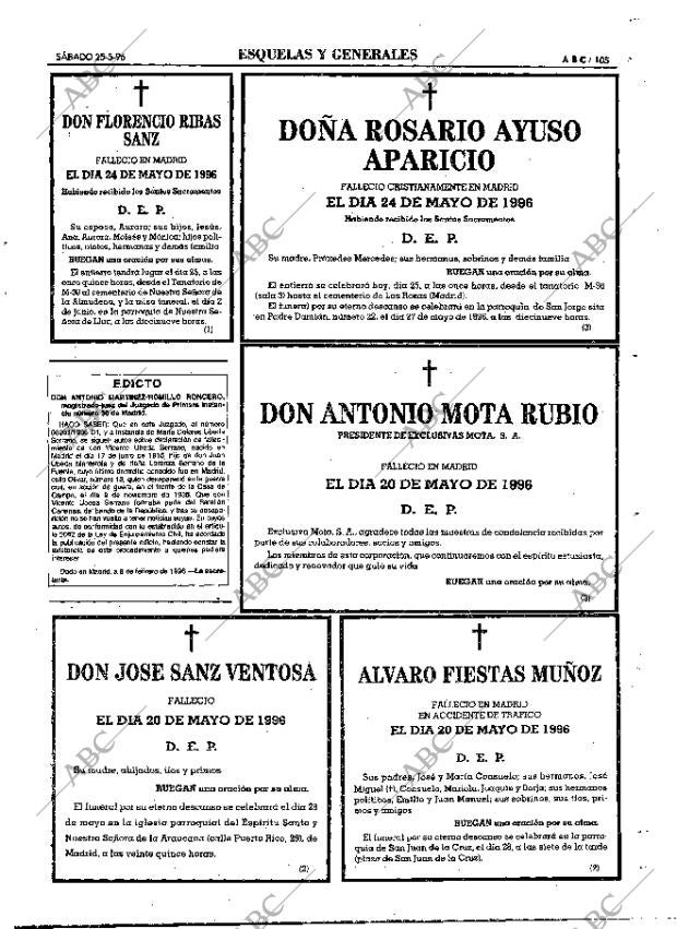 ABC MADRID 25-05-1996 página 105