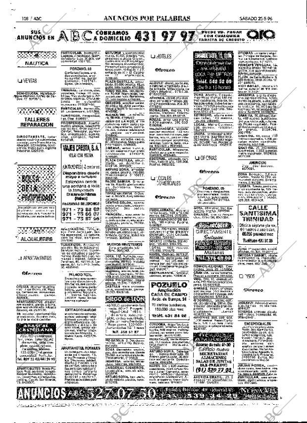 ABC MADRID 25-05-1996 página 108