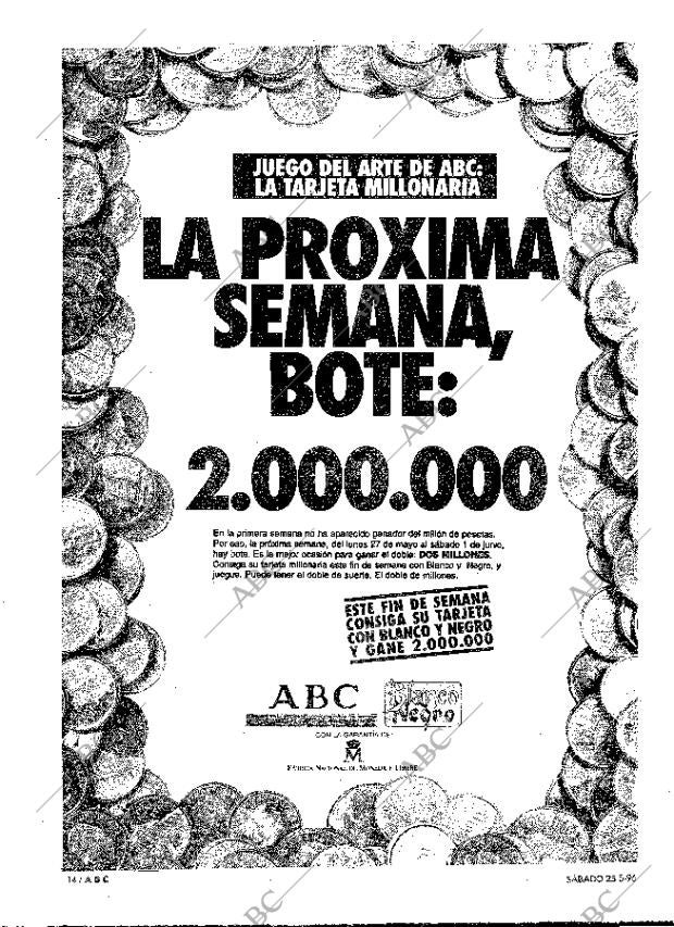 ABC MADRID 25-05-1996 página 14