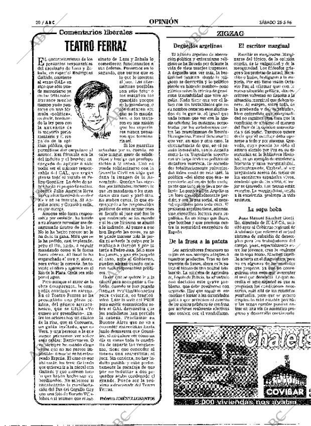 ABC MADRID 25-05-1996 página 20