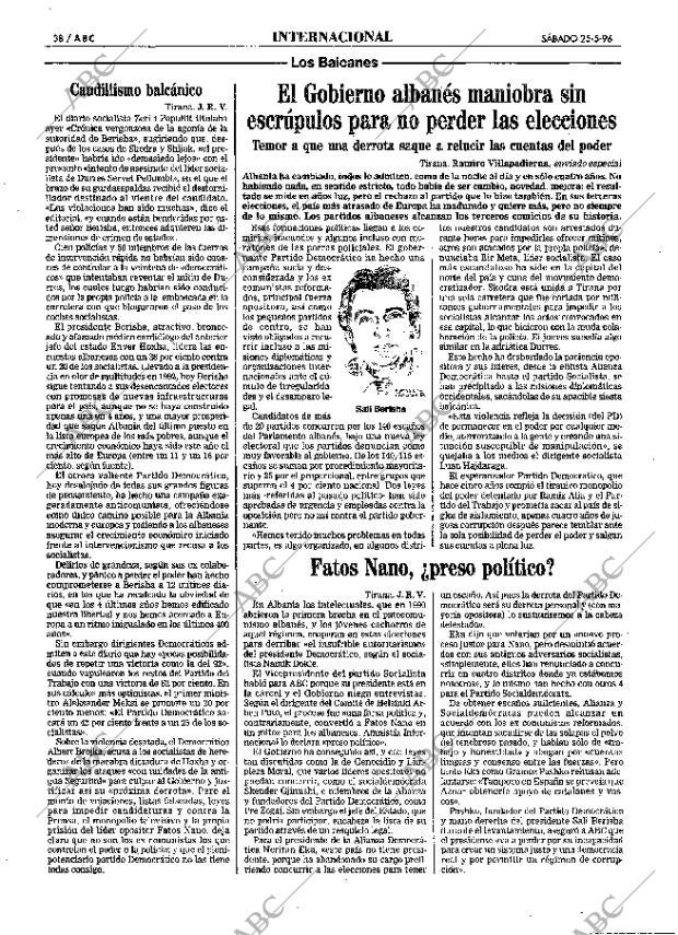 ABC MADRID 25-05-1996 página 38