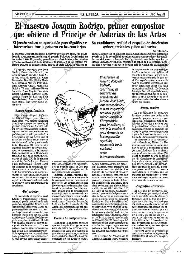 ABC MADRID 25-05-1996 página 53