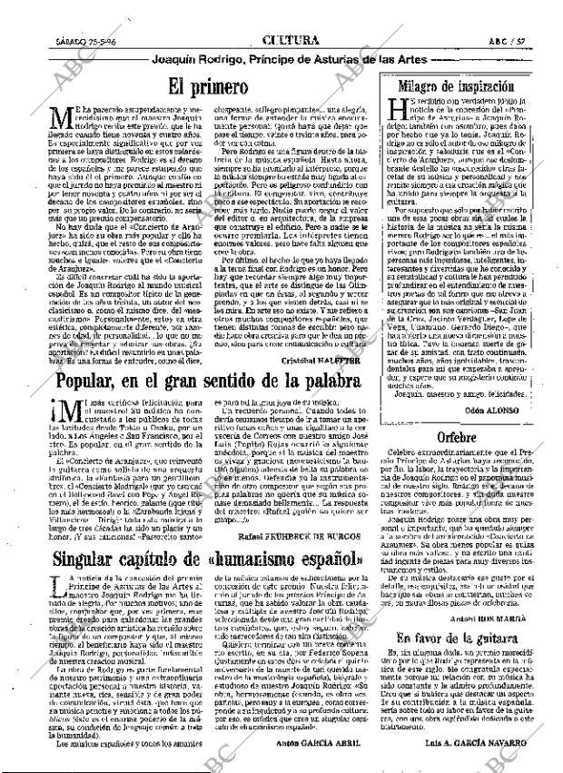 ABC MADRID 25-05-1996 página 57