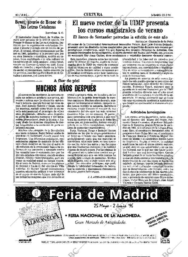 ABC MADRID 25-05-1996 página 60