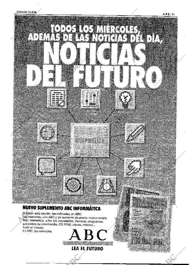 ABC MADRID 25-05-1996 página 61