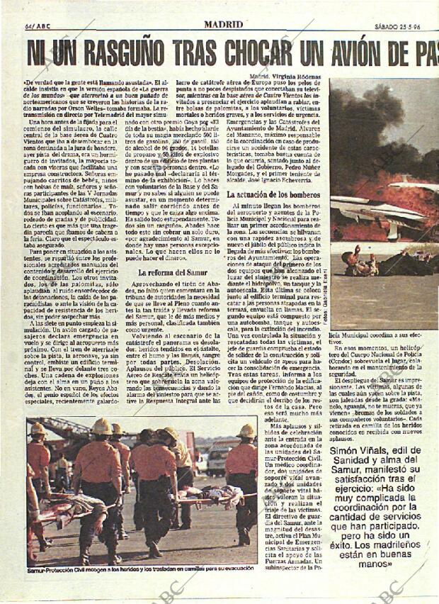 ABC MADRID 25-05-1996 página 64