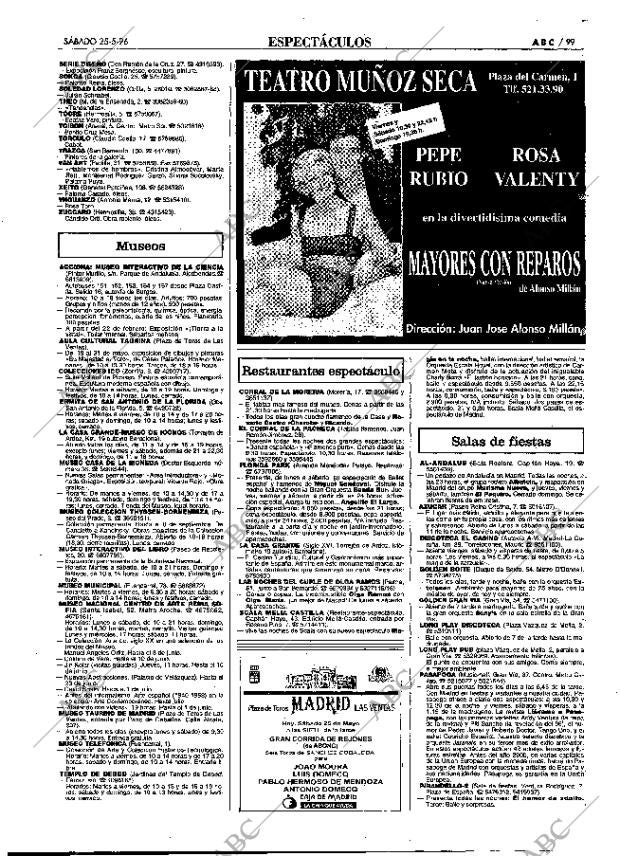 ABC MADRID 25-05-1996 página 99
