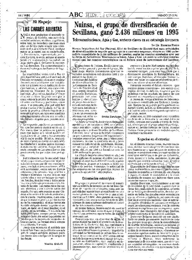 ABC SEVILLA 25-05-1996 página 64