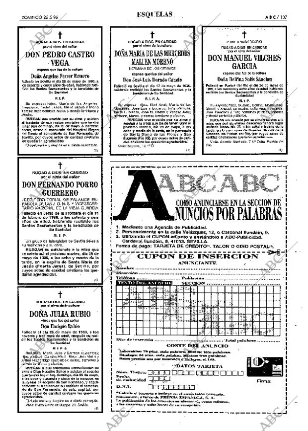ABC SEVILLA 26-05-1996 página 107