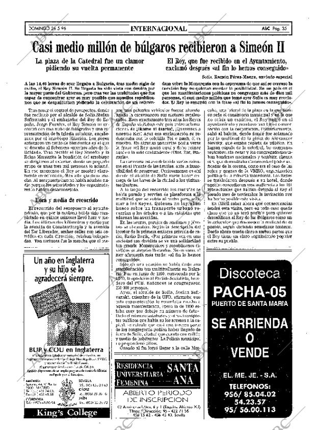 ABC SEVILLA 26-05-1996 página 35