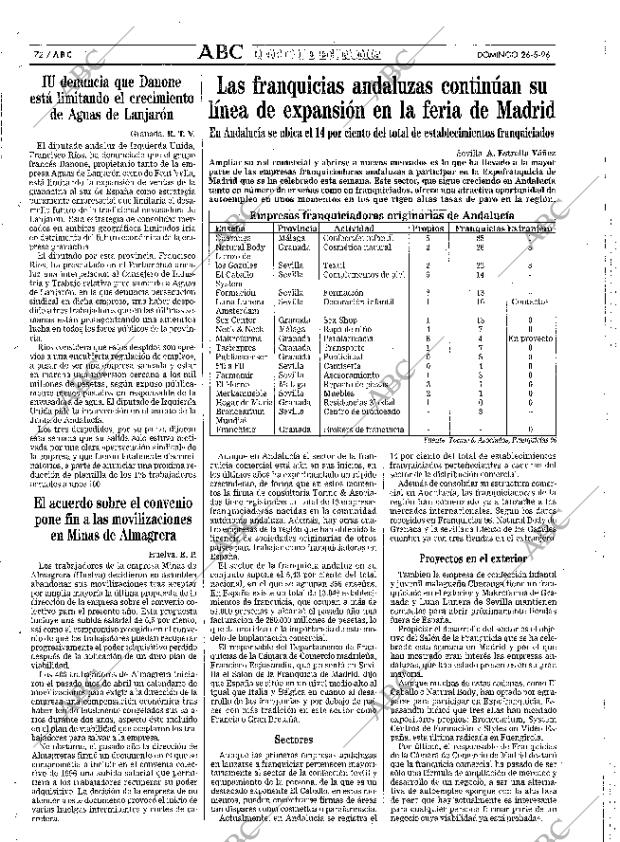 ABC SEVILLA 26-05-1996 página 72
